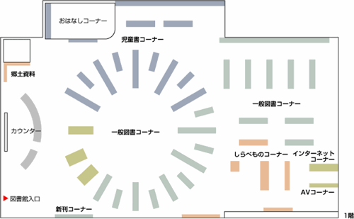 阿知須図書館配架図
