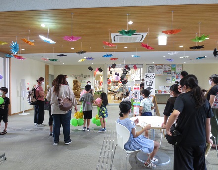 阿東図書館まつりの様子